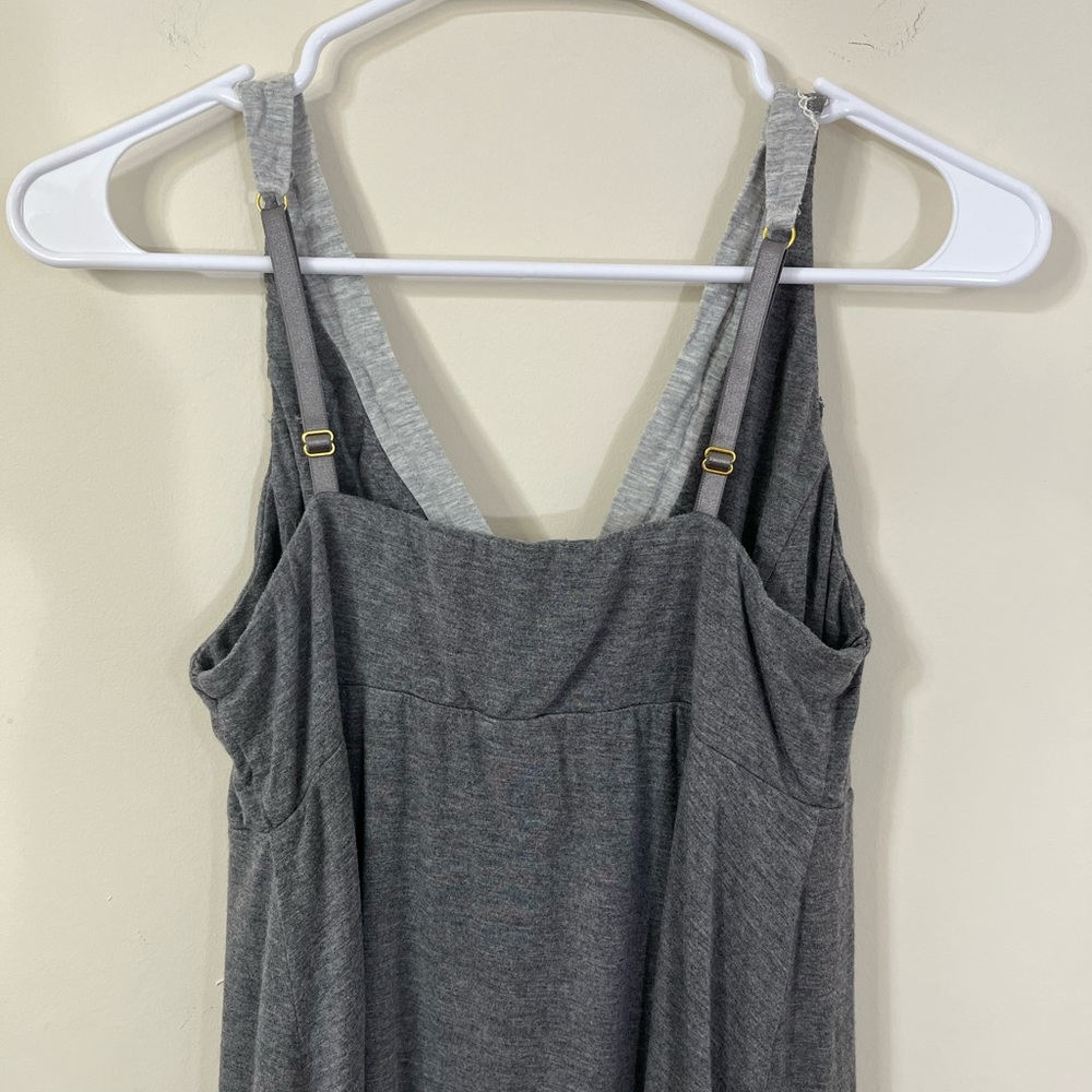 Soma Gray and White Lace Sleep Tank Top - Picture 6 of 9